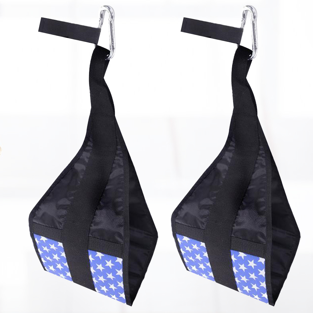 2 pcs Abdominal Cantilever Belt Elastic Resistance Bands Home Gym Chin-up Bar Muscle Training Straps Leg