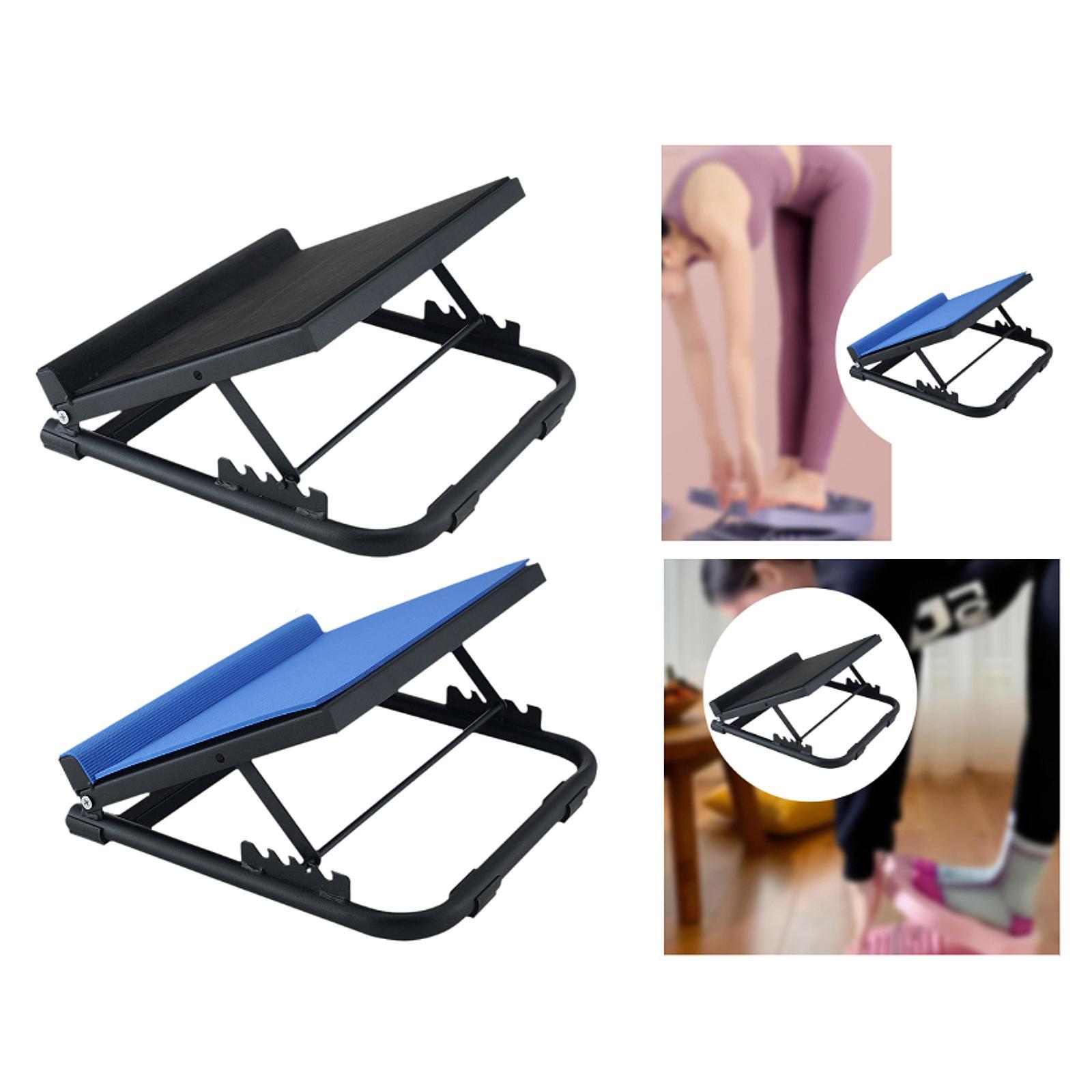 Portable Adjustable Slant Board Calf Stretcher for Workout Home Gym Exercise