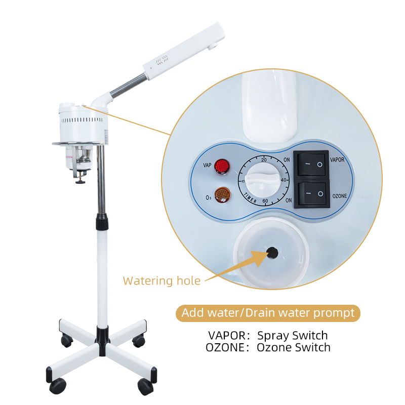 Ozone Thermal Facial Steamer Warm Spa Skin Care Beauty Humidifier Deep Cleaning Sprayer Moisturizing Home Spa  Facial Tools Veya