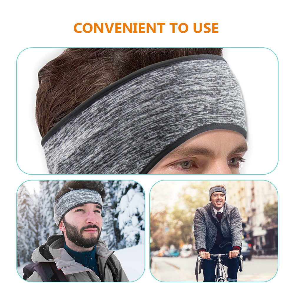 Winter Sports Ear Protection Muffs Headb for Men Warm Breathable Anti Wind Full Ear Coverage Outdoor Cycling Running