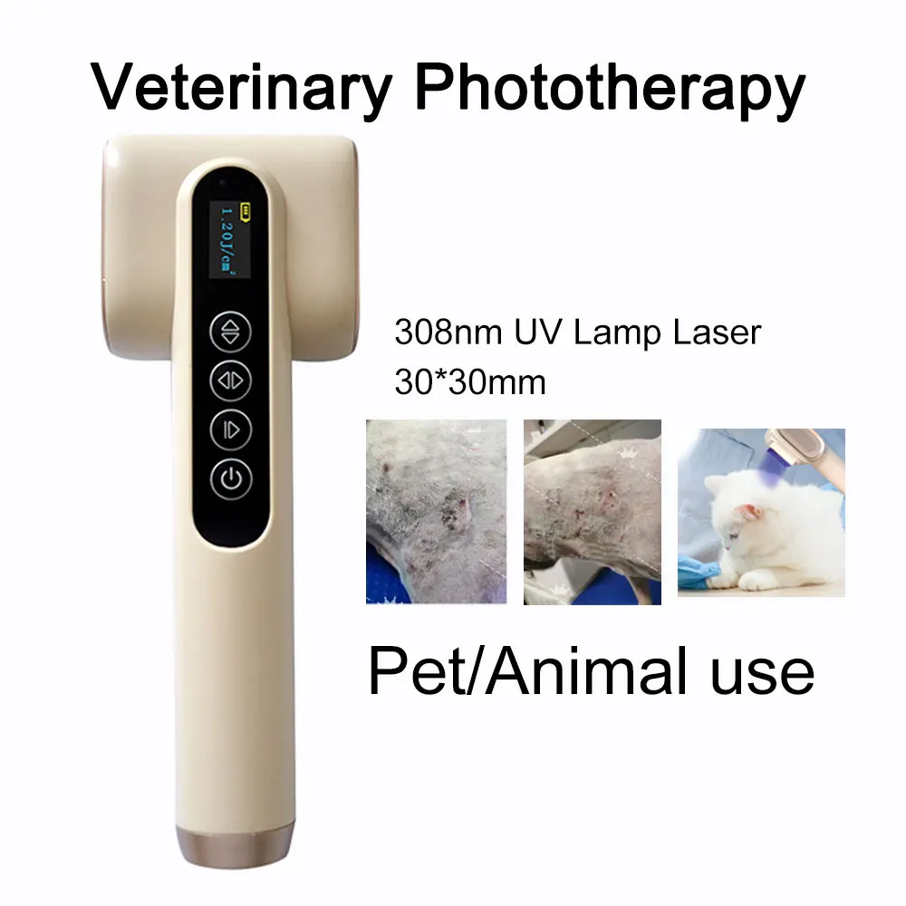 308nm 311nm Veterinary or Human Ultraviolet Phototherapy Pet Animal UV Lamp Laser for Therapy Instrument