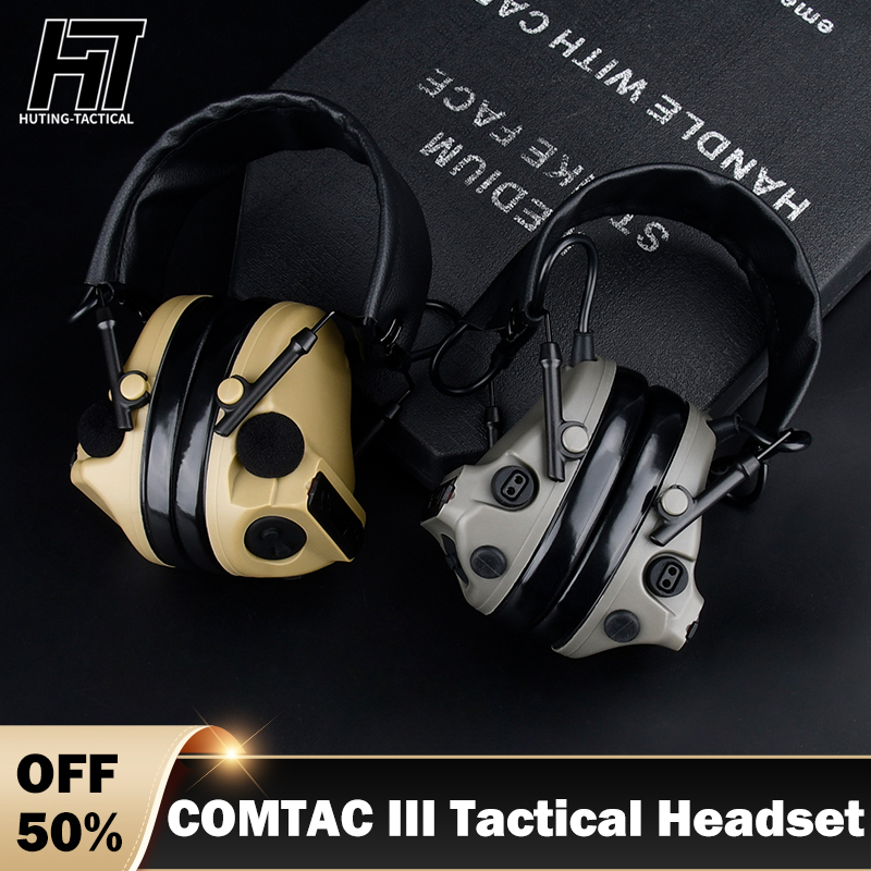 WADSN C3 Tactical Wireless Headset Active Pickup Noise Canceling NO Microphone For Outdoor Hunting Hearing Protection