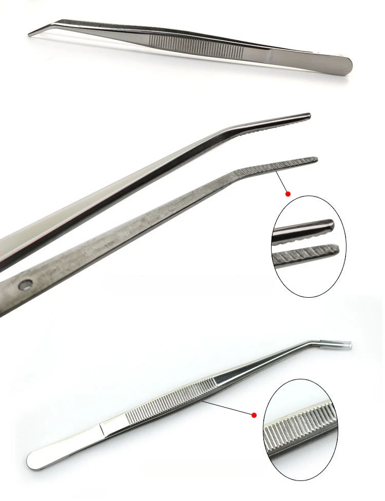 Dental Tool Set Stainless Steel Dental Materials Dentist Assists in Using Forceps Intraoral Mirror Probe Dentistry Tools Steel