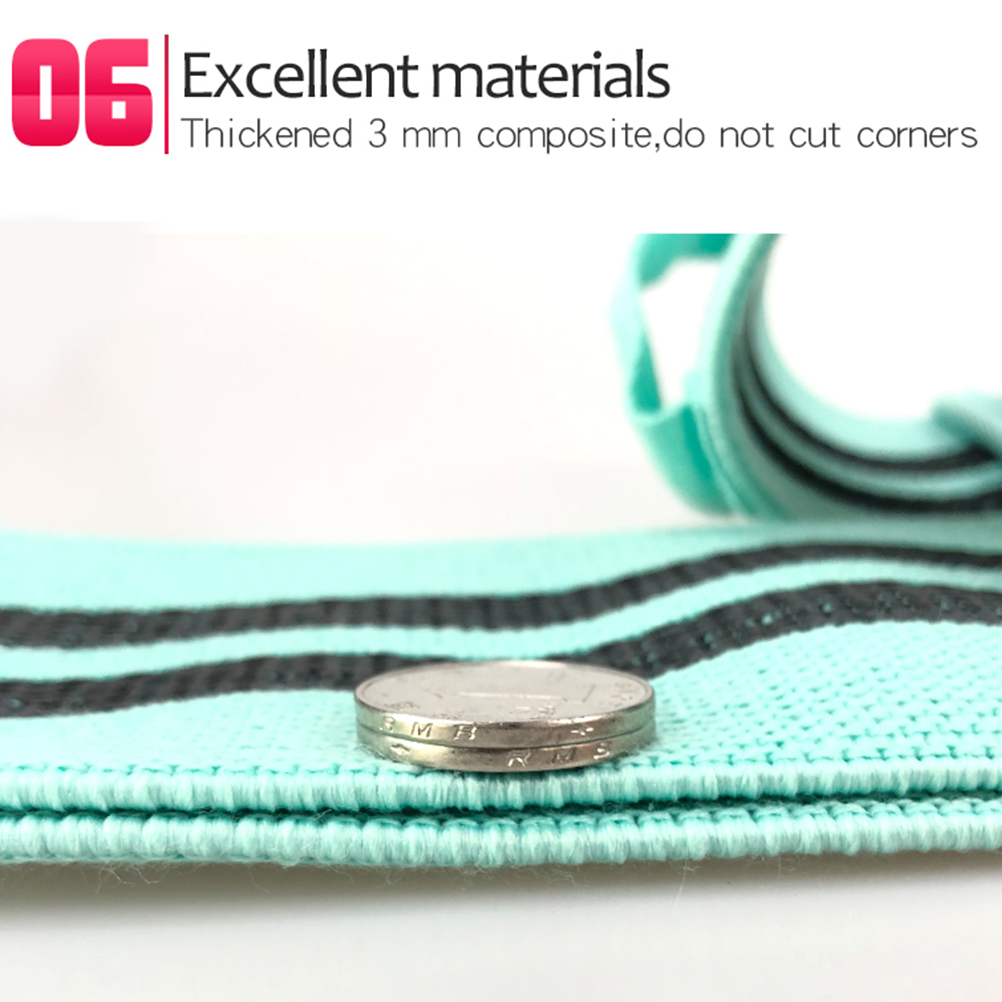 Adjustable Resistance Bands Yoga Tension Belt Hip Elastic Exercise Band for Fitness Workout Home Gym Warm Up Squats Glutes