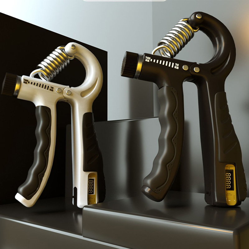 Grip Strength Trainer with Adjustable Count of 100kg Finger Strength Trainer for Arm and Hand Strength Training