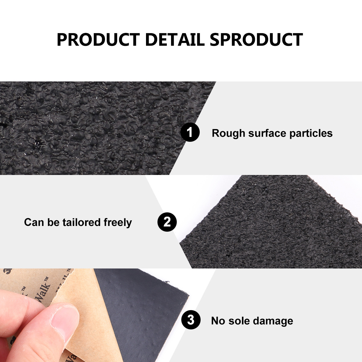 Anti-Slip Film Soles Stickers Black Wear-resistant Shoes Accessories Pads for High Heels Booties Boots Reduce Noise Easy to Use