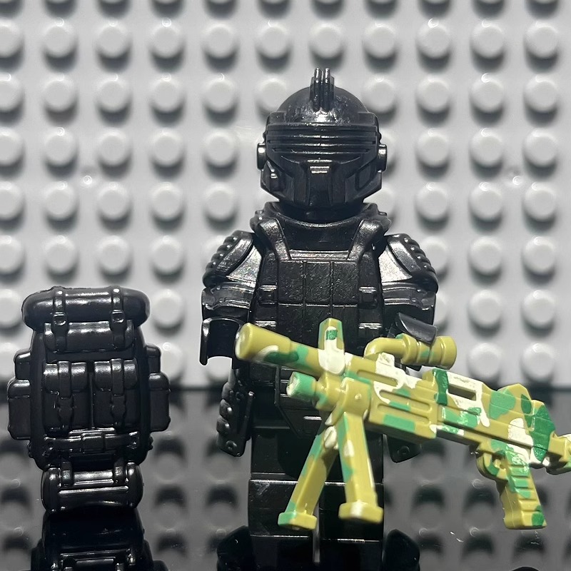 Kids Toys Peacekeeper Elite Level 7 Military Figure Armor Machine Minifigure Block Building DIY Assemble Bricks Collection