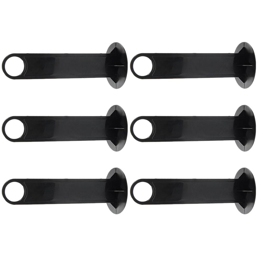 6 Pcs Football Training Stand Plastic Cone Holder Sports Soccer Pp Sign Disc Cones Racks