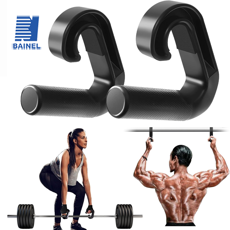 Hook Fitness Handle Pull-ups Deadlift Rowing Cable Machine Pull Down Handle Multi-functional Exercise Suspension Grip Gym Home
