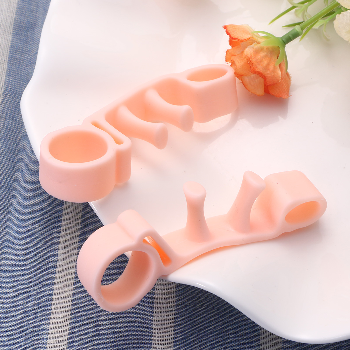 Toe Correction Pad Soft Gel Bunion Relief Separators Straightener Hallux Corrector Foot Care Tool Washable Reusable