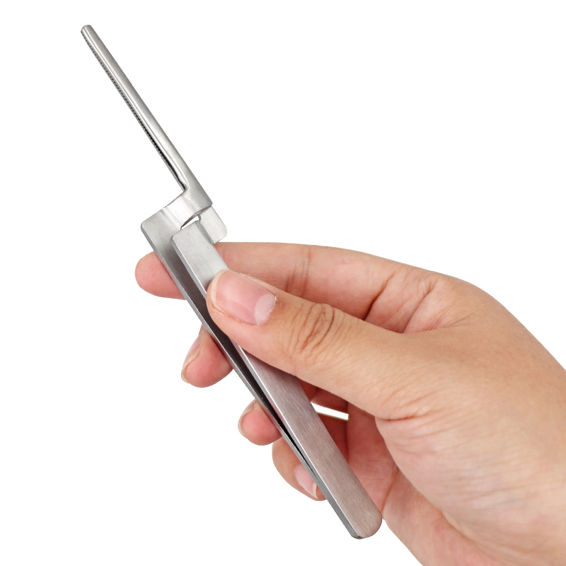 Dental Occlusal Paper Tweezers Curved Bite Articulating Paper Plier Orthodontic Forcep for Teeth Care Dental Tool