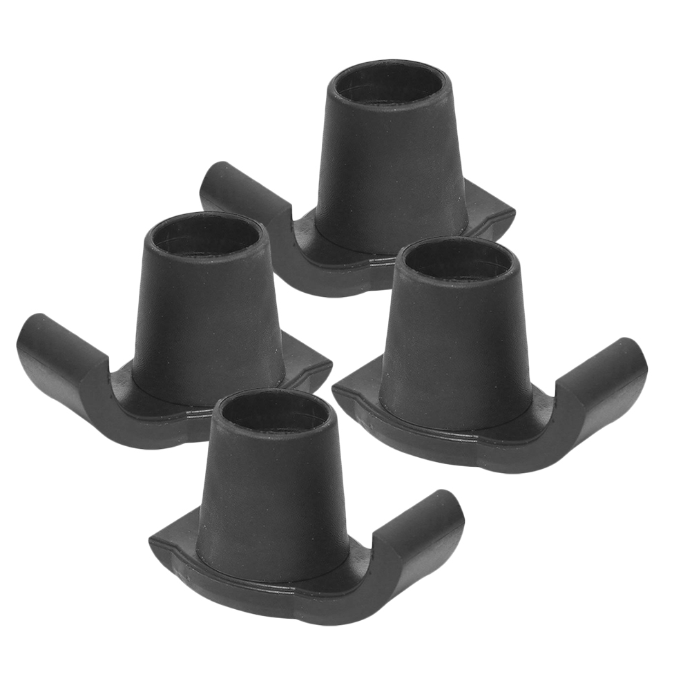 4pcs Walker Skis Foot Pads Replacement Lightweight Durable Shockproof Sliders Glides Feet Protectors Mat Anti Slip