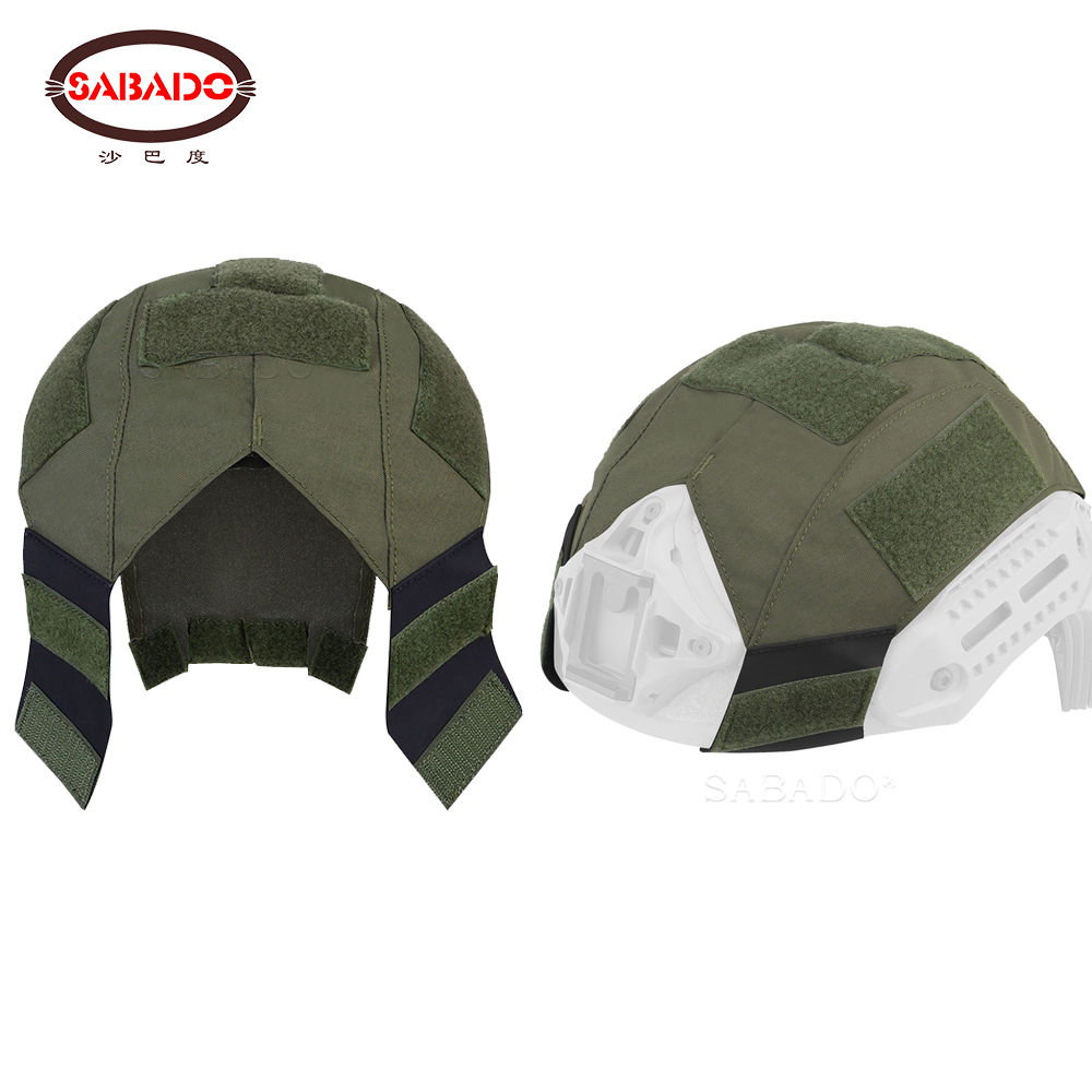 Tactical Helmet Raid Cover For MTEK FLUX Helmet Series Hook Loop Helmet-wear Covers Aid  Attachment Low Profile Covering