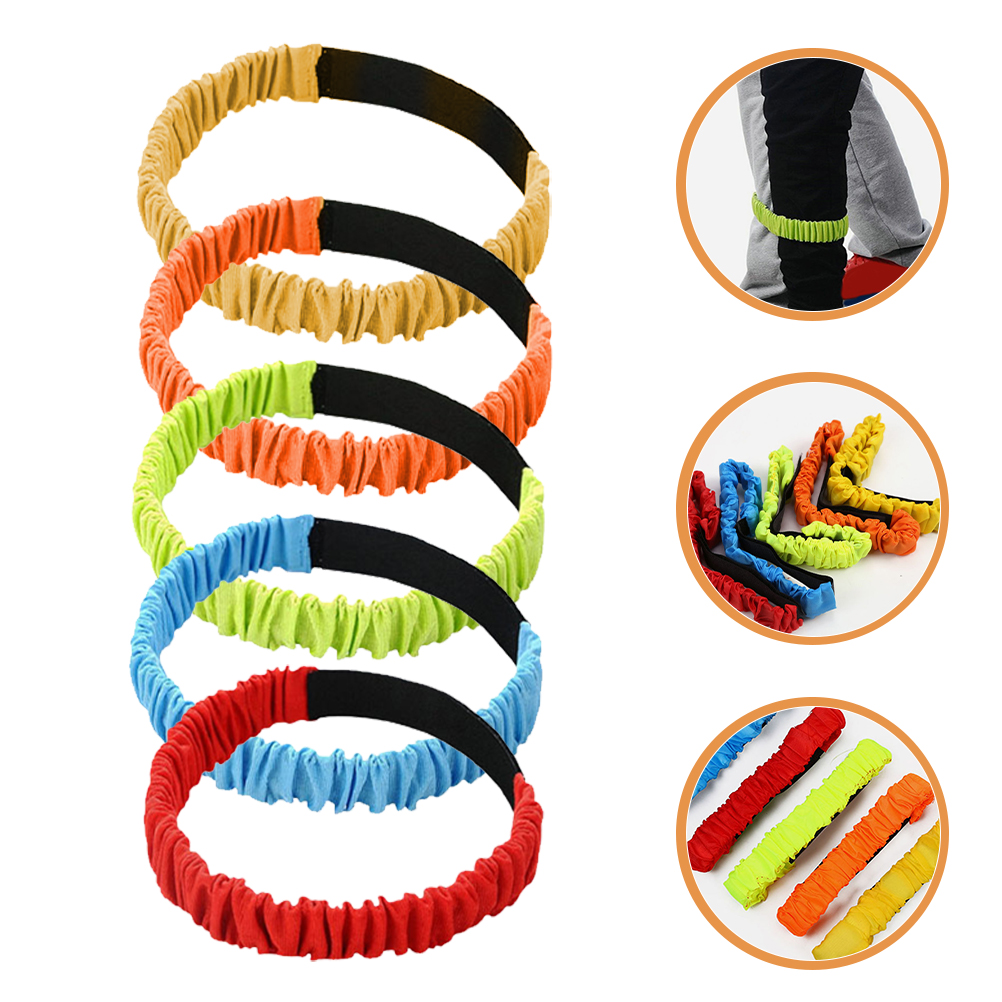 10 Pcs Two-person Three-legged Strap Rope Band Outdoor Exercise Game Props Child