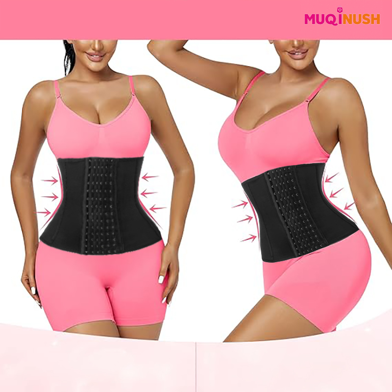 1Pc Women's Short Torso Waist Trainer Lower Abdominal Fat Tight Corset Exercise High Waist Pants Waist Invisible Breathable