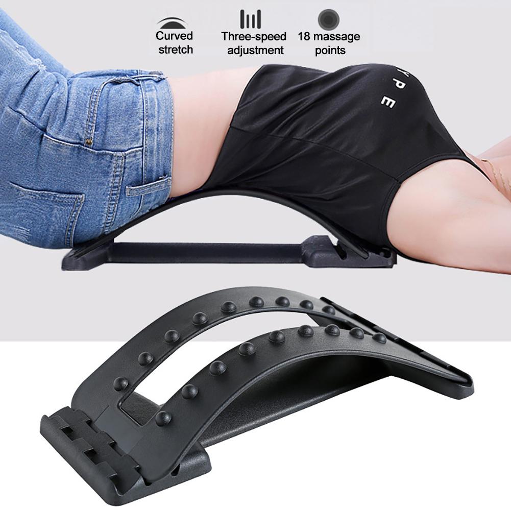 Back Massager Stretcher Equipment Massage Tools Massageador Magic Stretch Fitness Lumbar Support Relaxation Spine Pain Relief