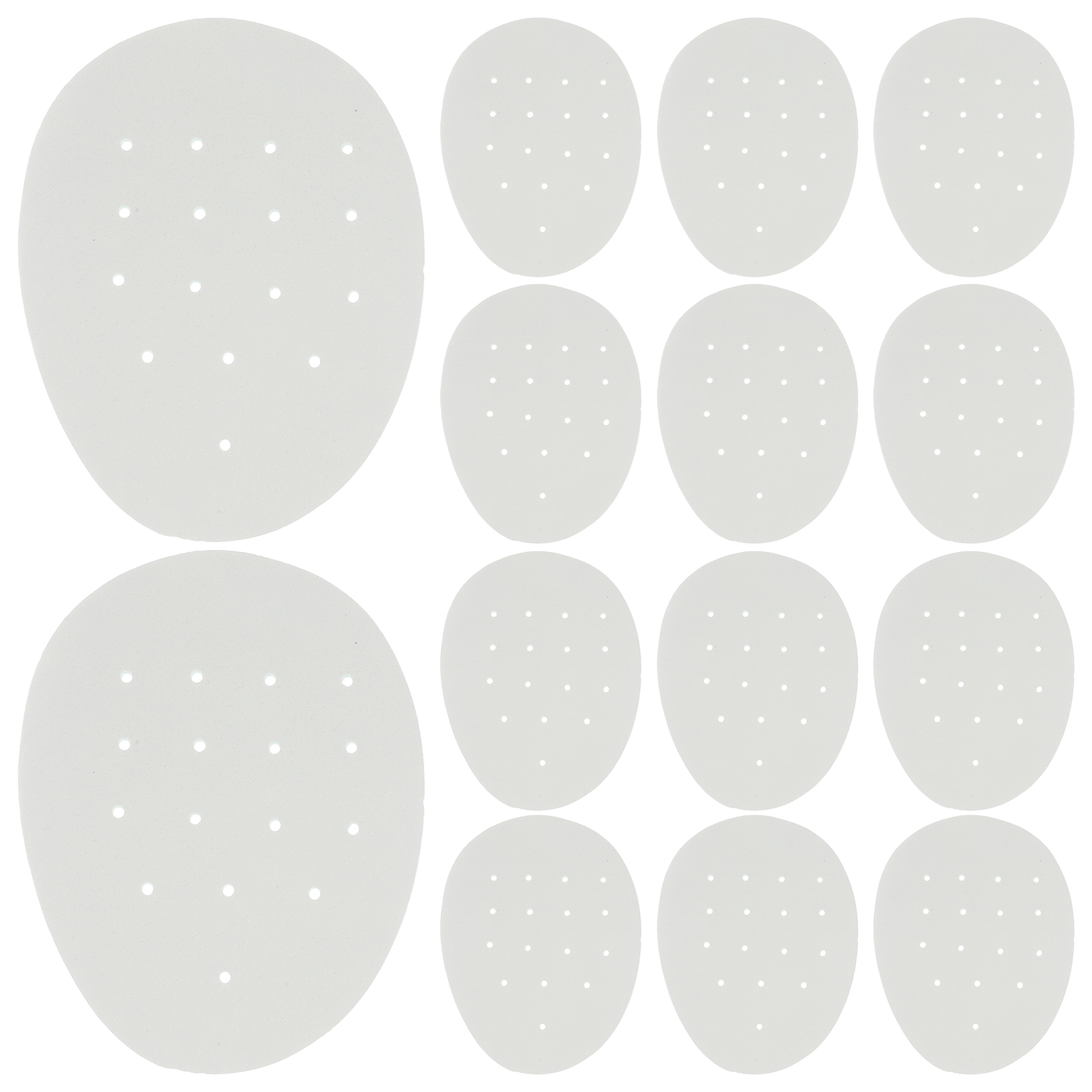 10 Pairs Shoe Sole Inserts Men Women Forefoot Pad Pigskin Half Cushions Running Shoes