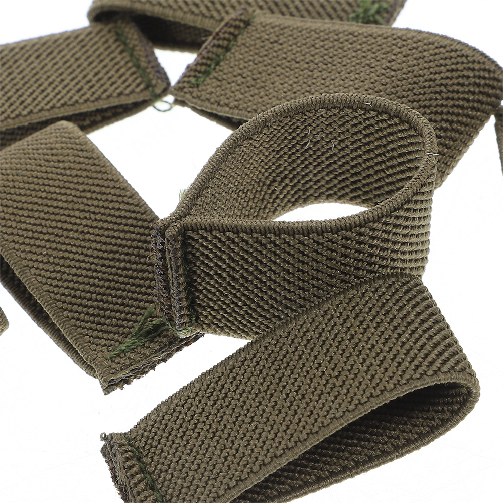 6pcs Elastic Keepers for Men Backpack Strap Retainer Durable Nylon Outdoor Gear Accessories Hiking Bag Webbing Fixing for Duty