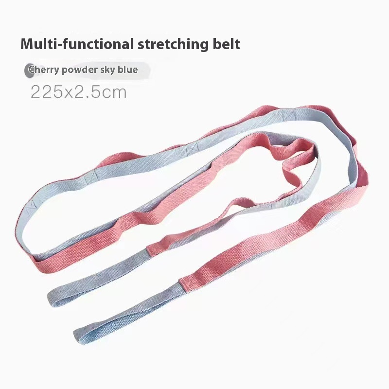 Auxiliary Yoga Lower Back Segmented Stretching Belt Unisex Dance Body Shaping Cotton Stretching Belt