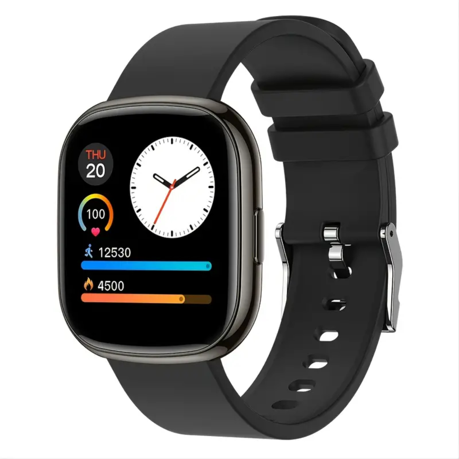 Smart Watch With Heart Rate Blood Pressure Sleep Monitoring Waterproof Smart  Watch