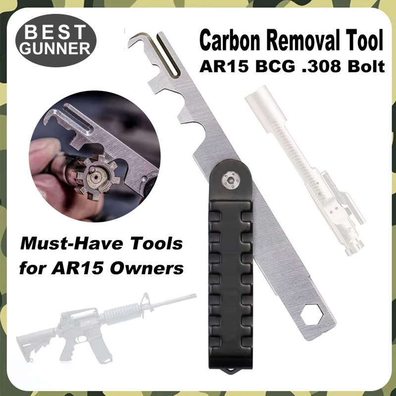 Carbon Removal Tool Scraper for AR15 BCG .308 Or 7.62/M16 MSR .223 Or 5.56, Care Cleaning for Bolt Carrier And Firing Pin Flange