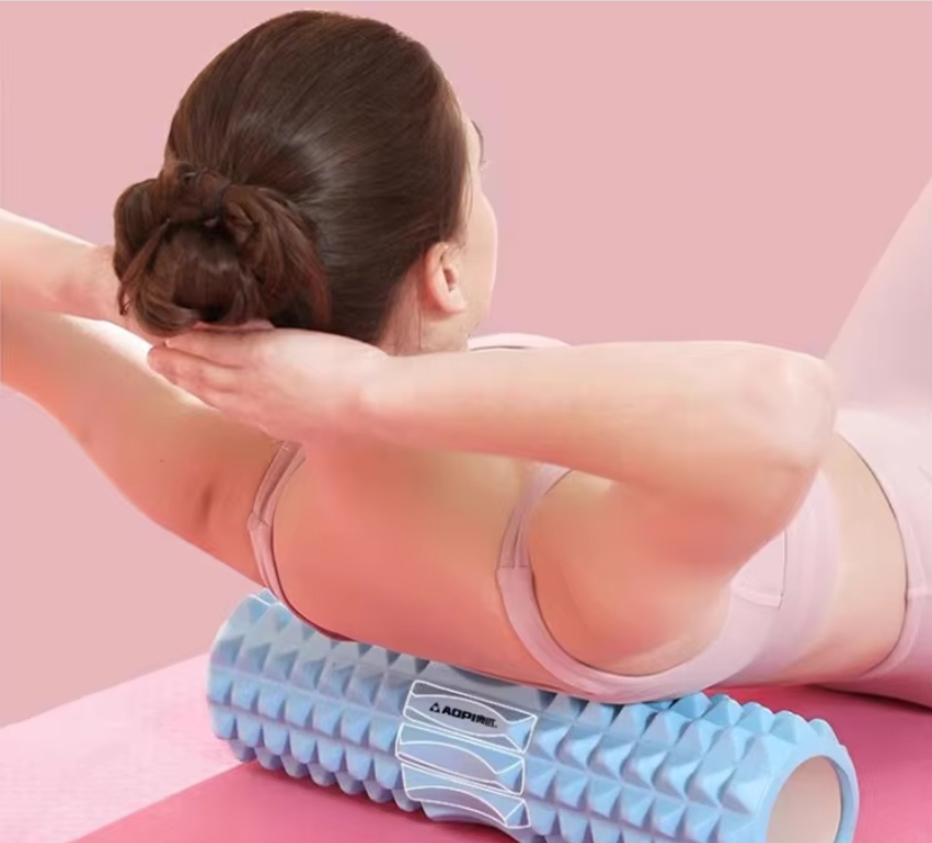 Yoga Muscle Relaxer Foam Roller Stick Fitness Lean Legs Roller Wheel Massage Roller