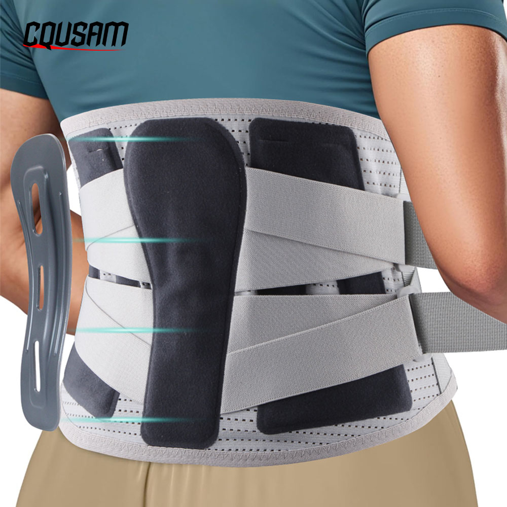 1PCS Back Brace for Lower Back Pain, Lumbar Support, Herniated Disc, Sciatica, Arthritis – Adjustable, Breathable Design
