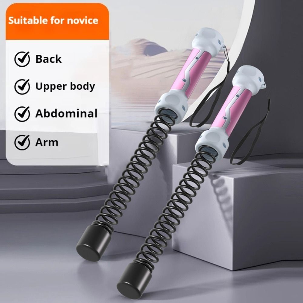 1 pair Replacement Spring Gym Battle Rope Stainless Steel Rebound Cordless Battle Rope Non Slip Multifunction Arm Strength Rope
