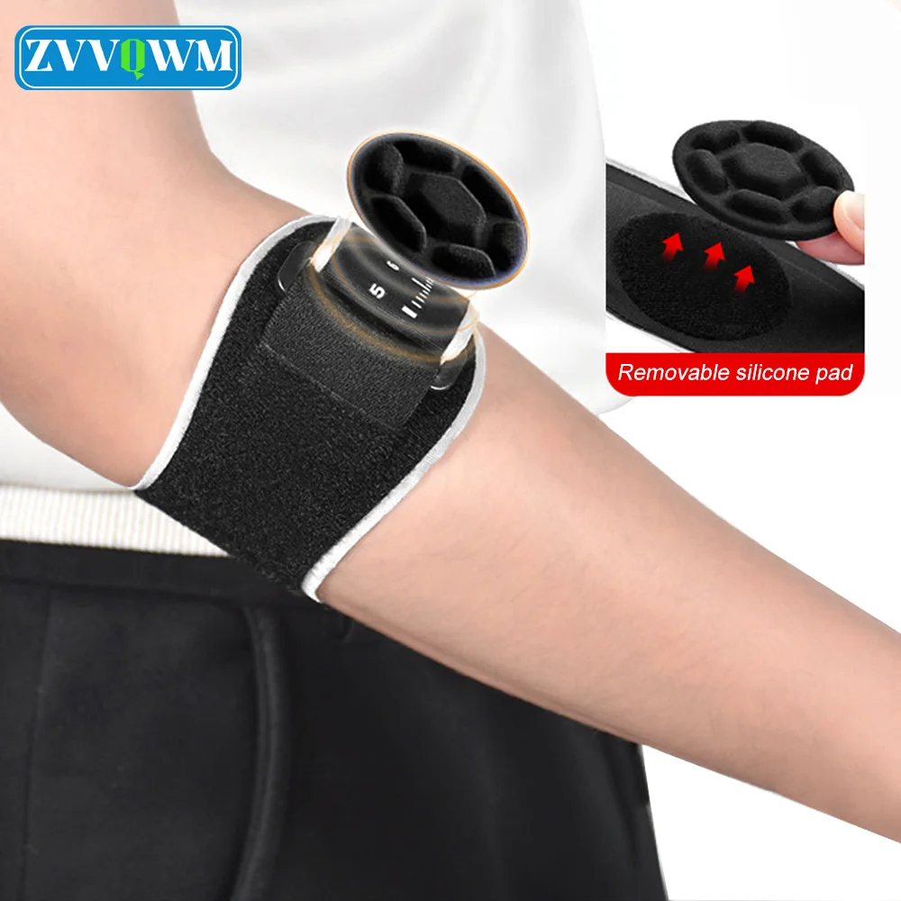 1Pcs Compression Elbow Sleeve Women Men Tendinitis Arm Band Sports Elbow Protector Tennis Elbow Strap Joint Pain Relief Golf