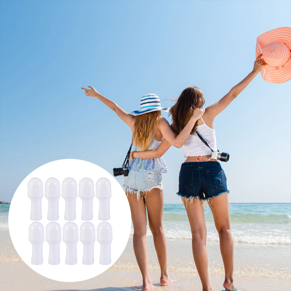 15pcs Roller Bottles Empty Refillable Travel Size Essential Oils Containers Sturdy Durable Portable Uniform Application Long