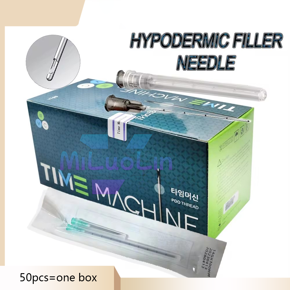Medical Sterile microcannula 25g 50mm 70mm Blunt Tip Micro Cannula Needle for Injectable Hyaluronic Acid Fillers