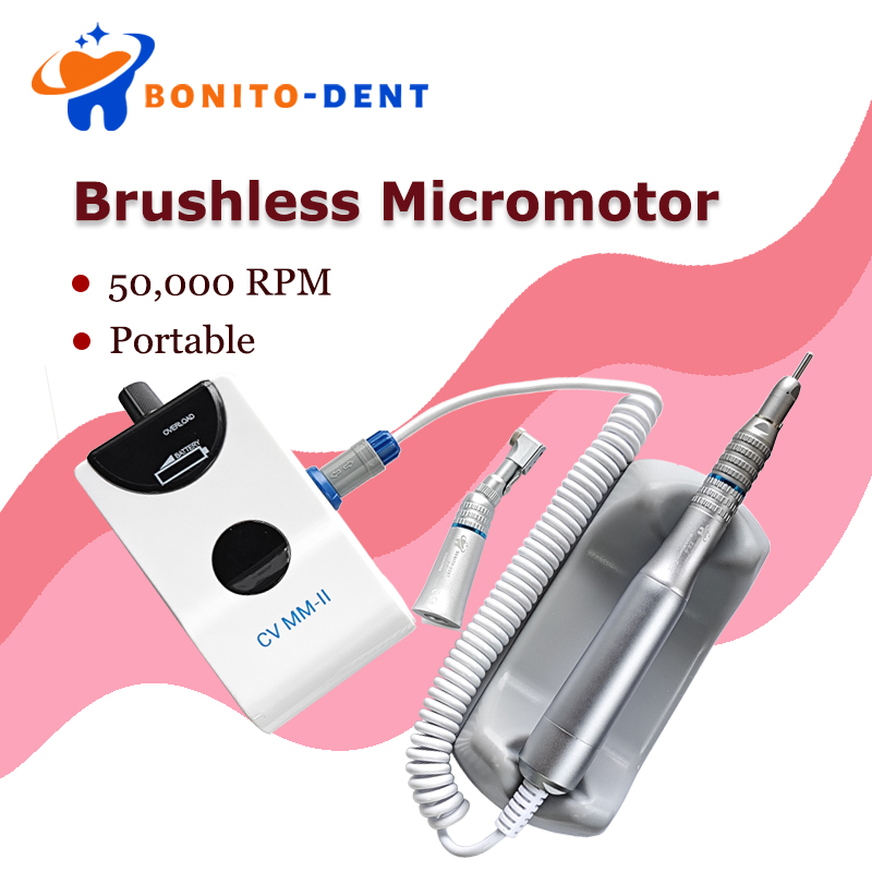 50000RPM Surgical Drill Machine Dental Brush less Portable Micro Motor Dental Lab Dentist Brushless Micromotor Dentist Equipment