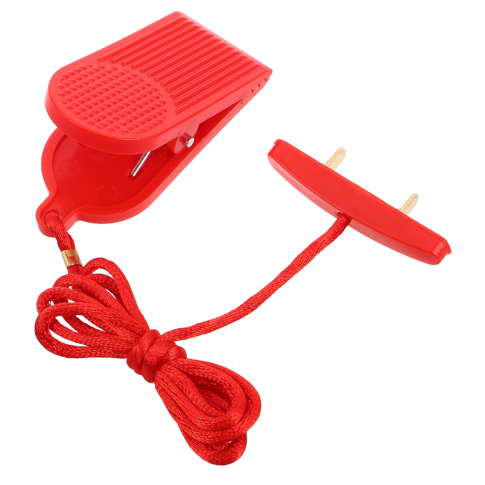 1PC Treadmill Emergency Stop Switch Dual Insert Fitness Equipment Safety Replacement Running Machine Security Lock Emergency Key