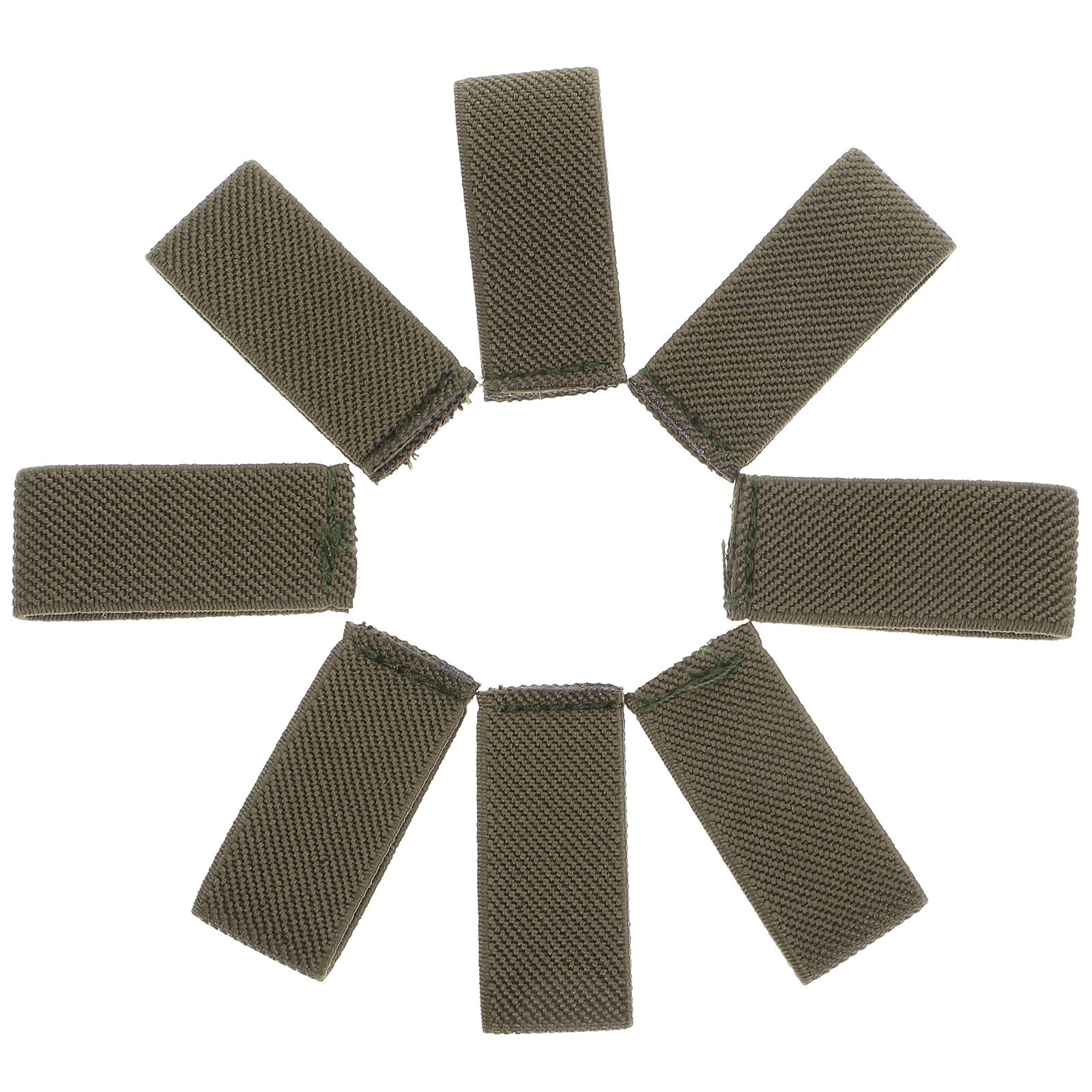 8 Pcs Belt Anchor Waist Elastic Keepers for Duty Strap Loop Optional Nylon Men's Webbing Straps Holder