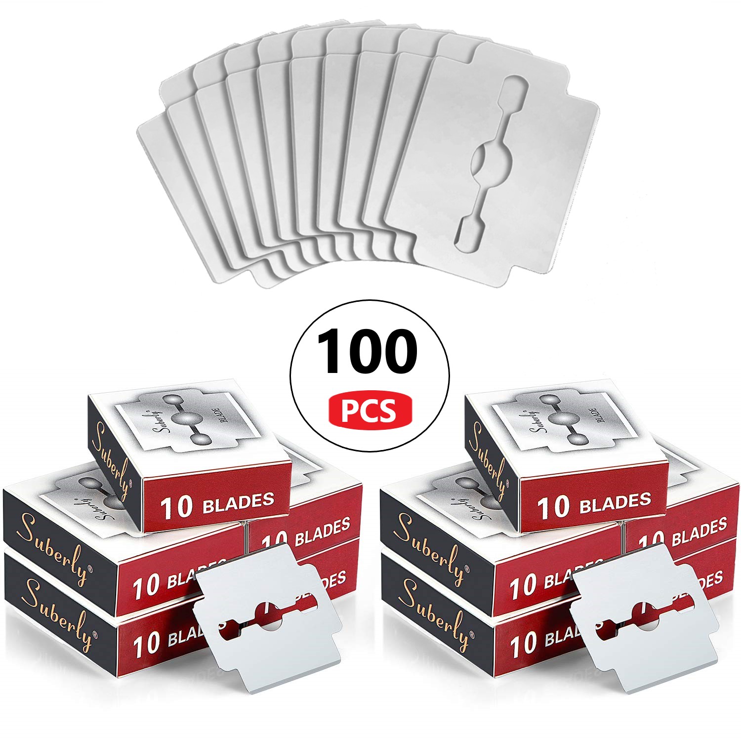 100 Pcs Steel Replacement Blades For Skin Remover Hand Foot File Foot Callus Remover Hard Foot Care Pedicure Machine