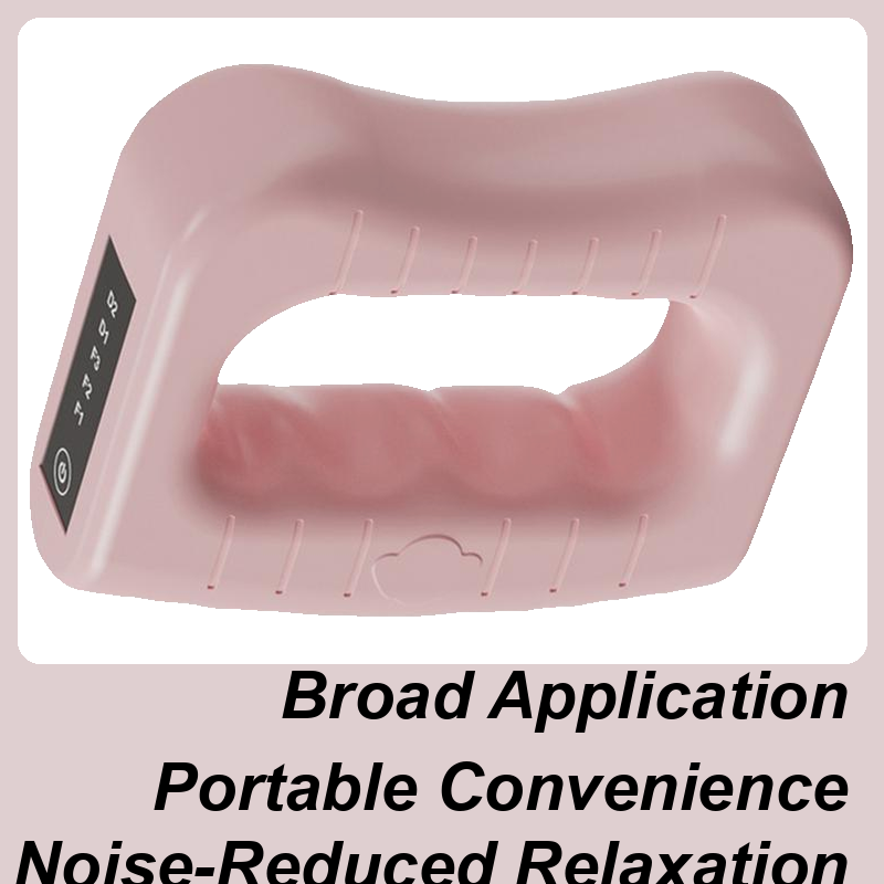 Deep Tissue Massager Electric Leg Massager 5 Vibration Modes Rechargeable Portable Ring Shape Relaxer With Belt For Head Waist