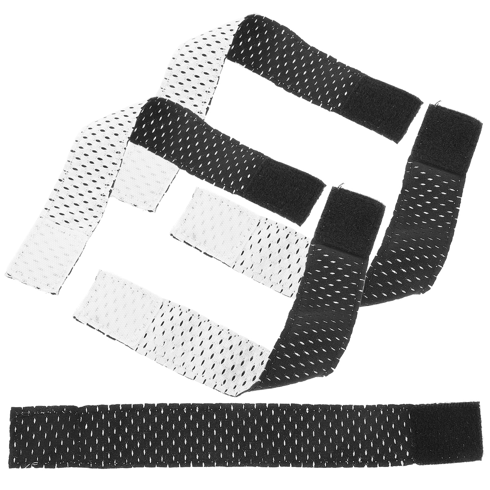 5 Pcs Anti-slip Sleeves Adjustable Shirt Holders Elastic Boys Polyester Mesh Fabric Cuff Bands
