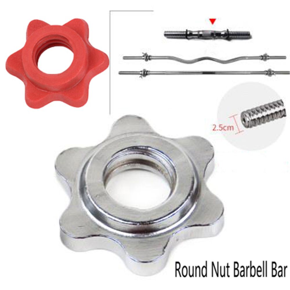 Clamps Dumbell Weight Lifting Accessories Fixed Dumbbell Dumbell Accessory Collar Screw Barbell Bar Hexagon Nut Dumbell Nut