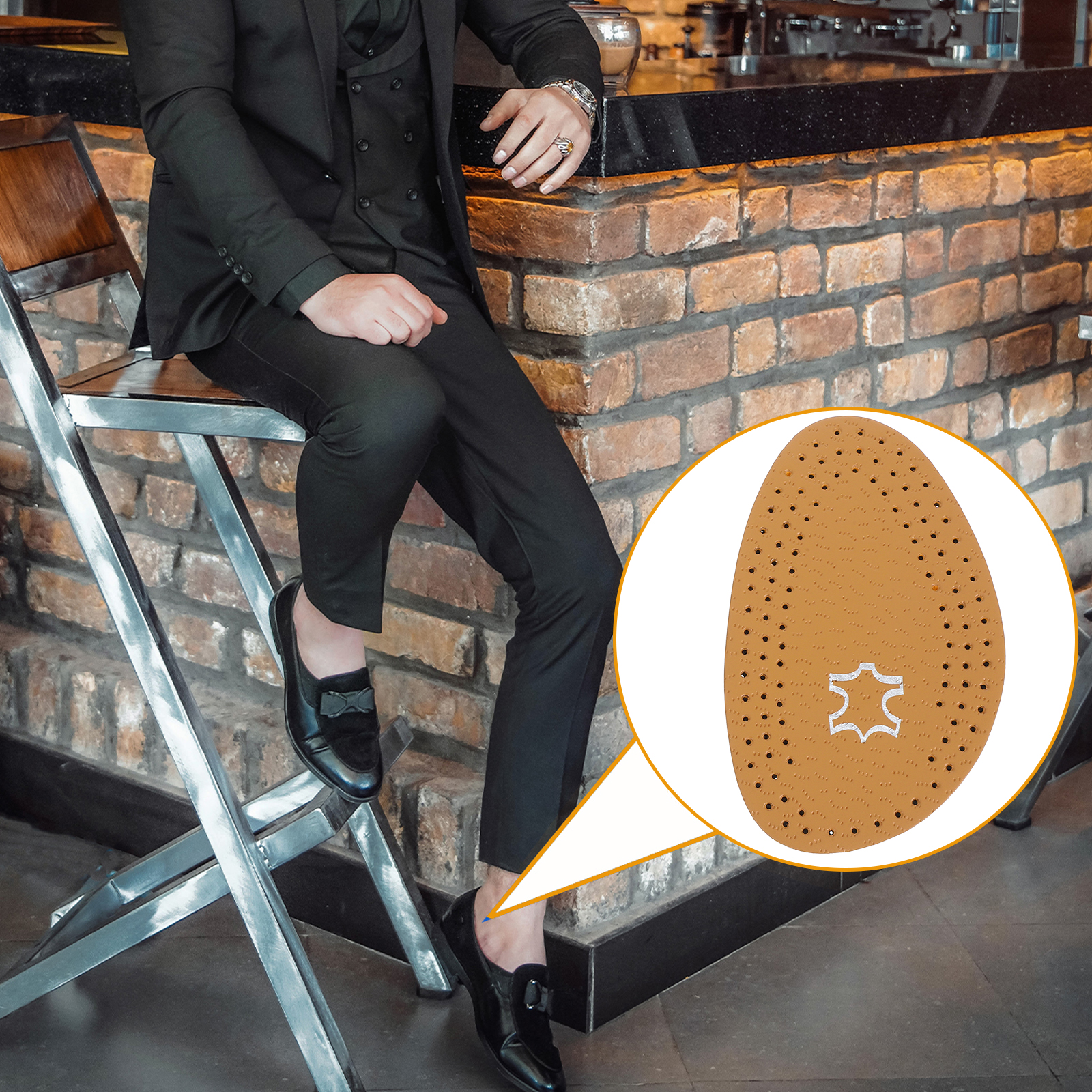 Anti Slip Breathable Foot Cushion Half Insoles Latex Ball of Foot Pads Women Men Forefoot Pressure Relief for All