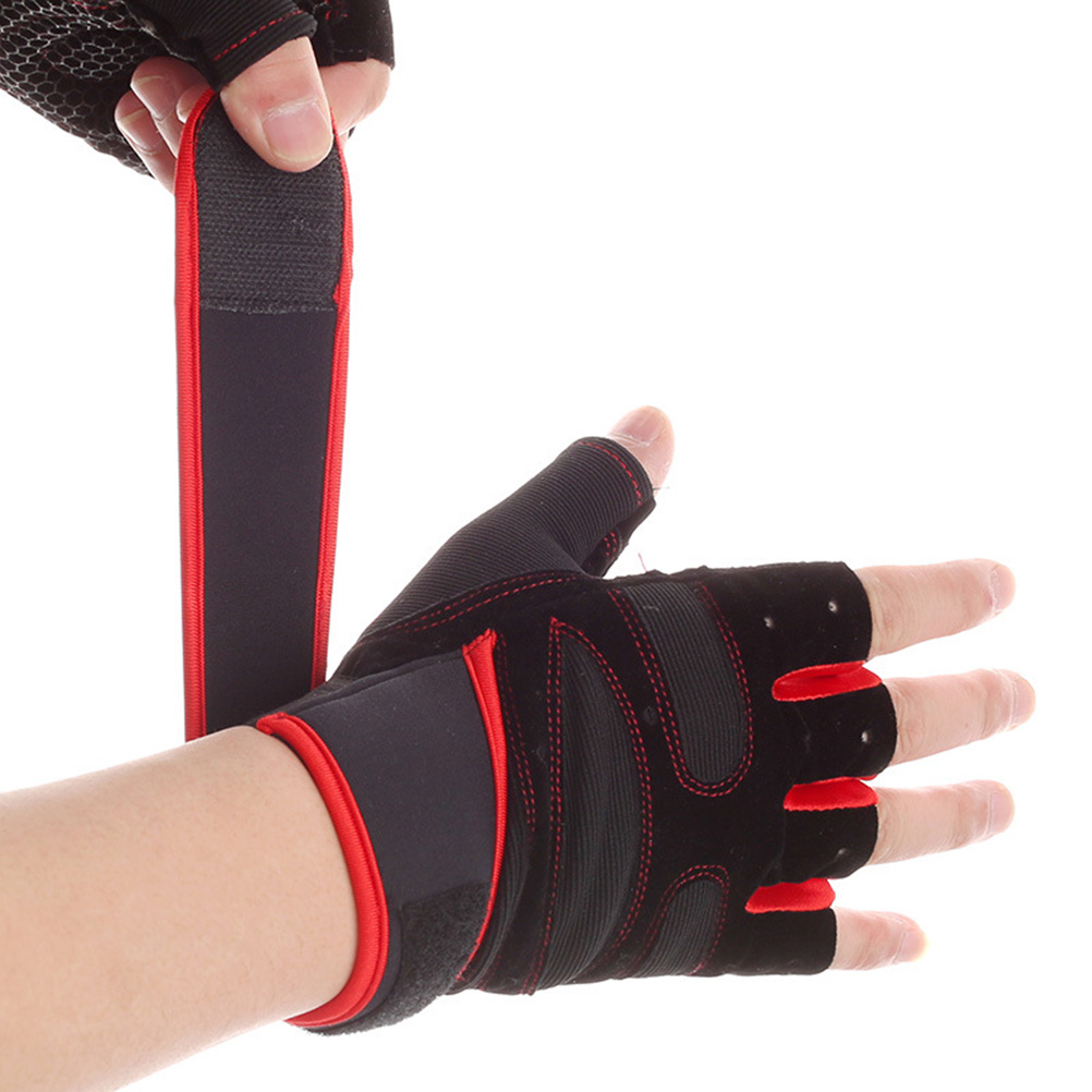 Weightlifting Gloves Non Slip Mens Womens for Lifting Dumbbells Barbells Training Sports Anti Slip Workout