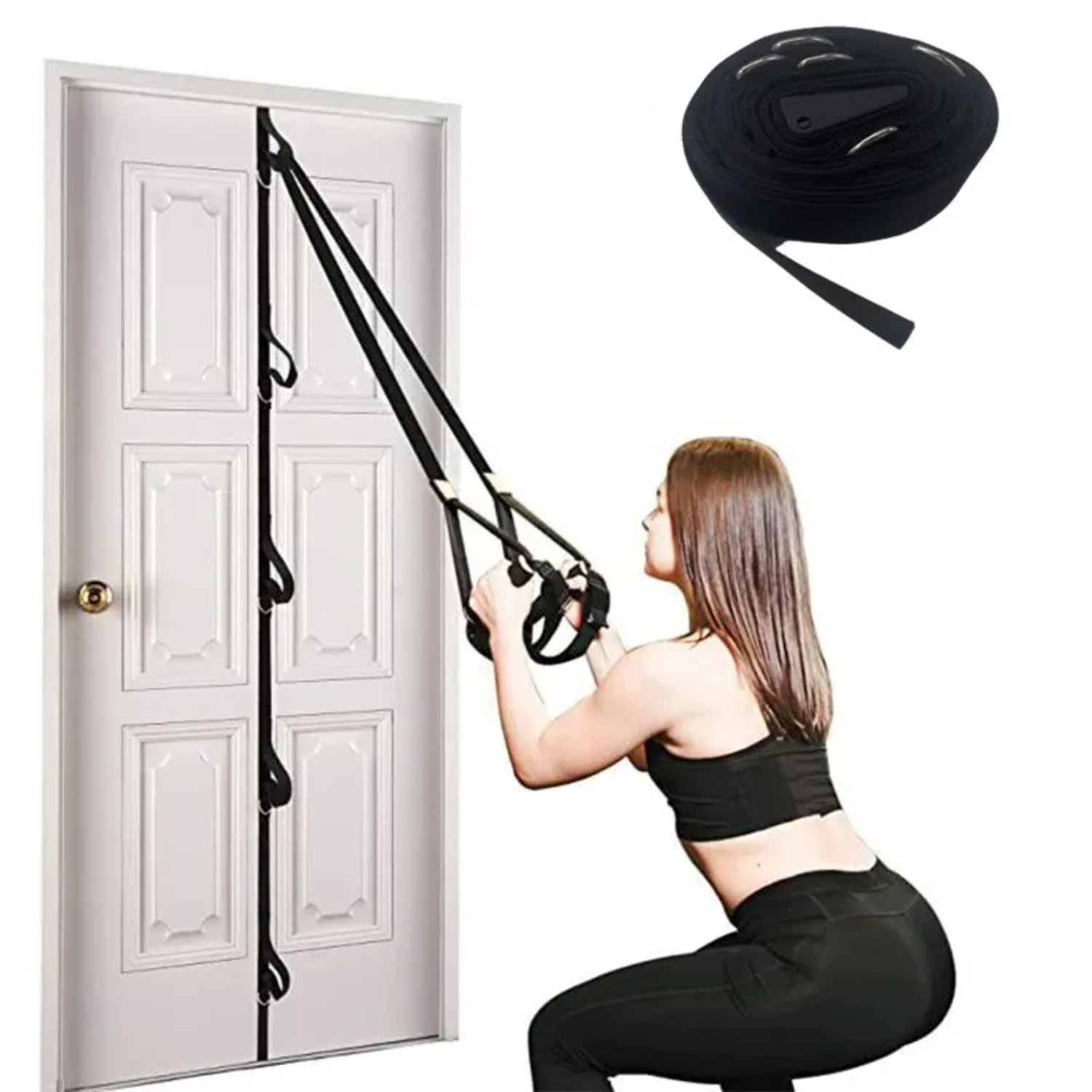 Upgrade Door Anchor Strap  Resistance Bands Exercises Anchor Gym Attachment   Fitness Portable Door Band Resistance