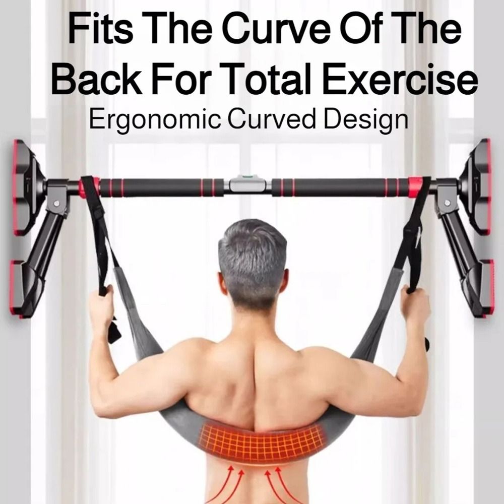 Breathable Spine Exercise Lumbar Belt Installation-free Ergonomic Outdoor Hanging Waist Spine Belt Buckwheat Support Soft