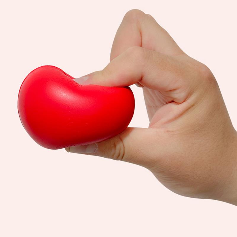 10 pounds Love Vent Ball Squeeze Balls Heart Stress Balls Hand Strengthening Exercise Hand Grip Exerciser For Child Adults