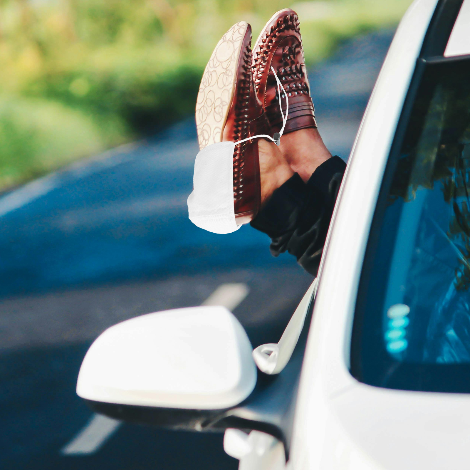 2pcs Cloth Protectors Anti Wear Shoe Back Cover Pads Driving Unique Cloth Heel Protector Shoes Protector Boot Car Accessories