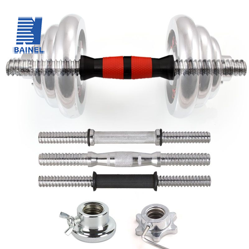 BAINEL Sports 35 Cm Dumbbell Bar with Star Closures