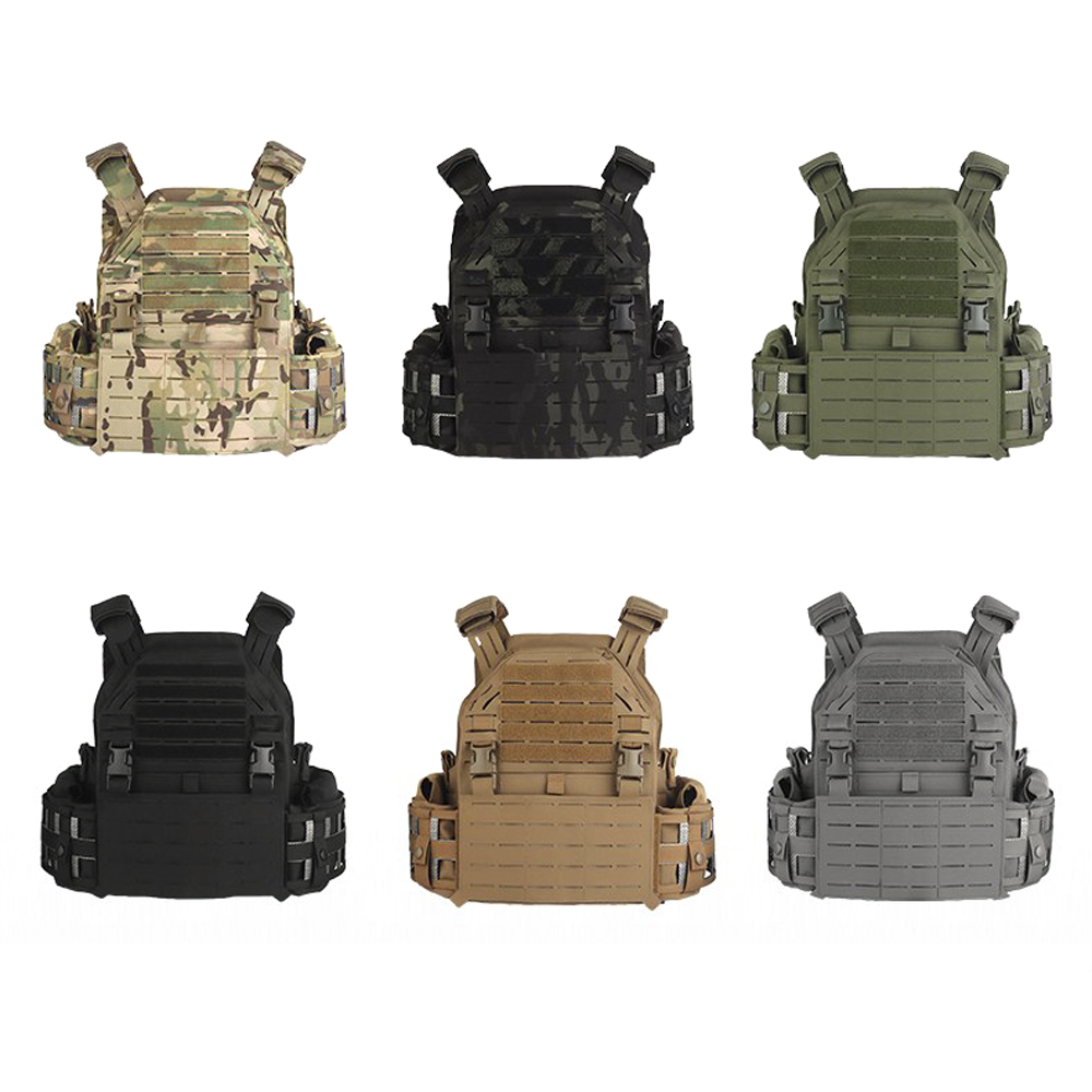 Tactical LG4 Vest Plate Carrier Airsoft Protective Laser Cutting Modular MOLEE VestOutdoor Hunting Thermal Insulation System