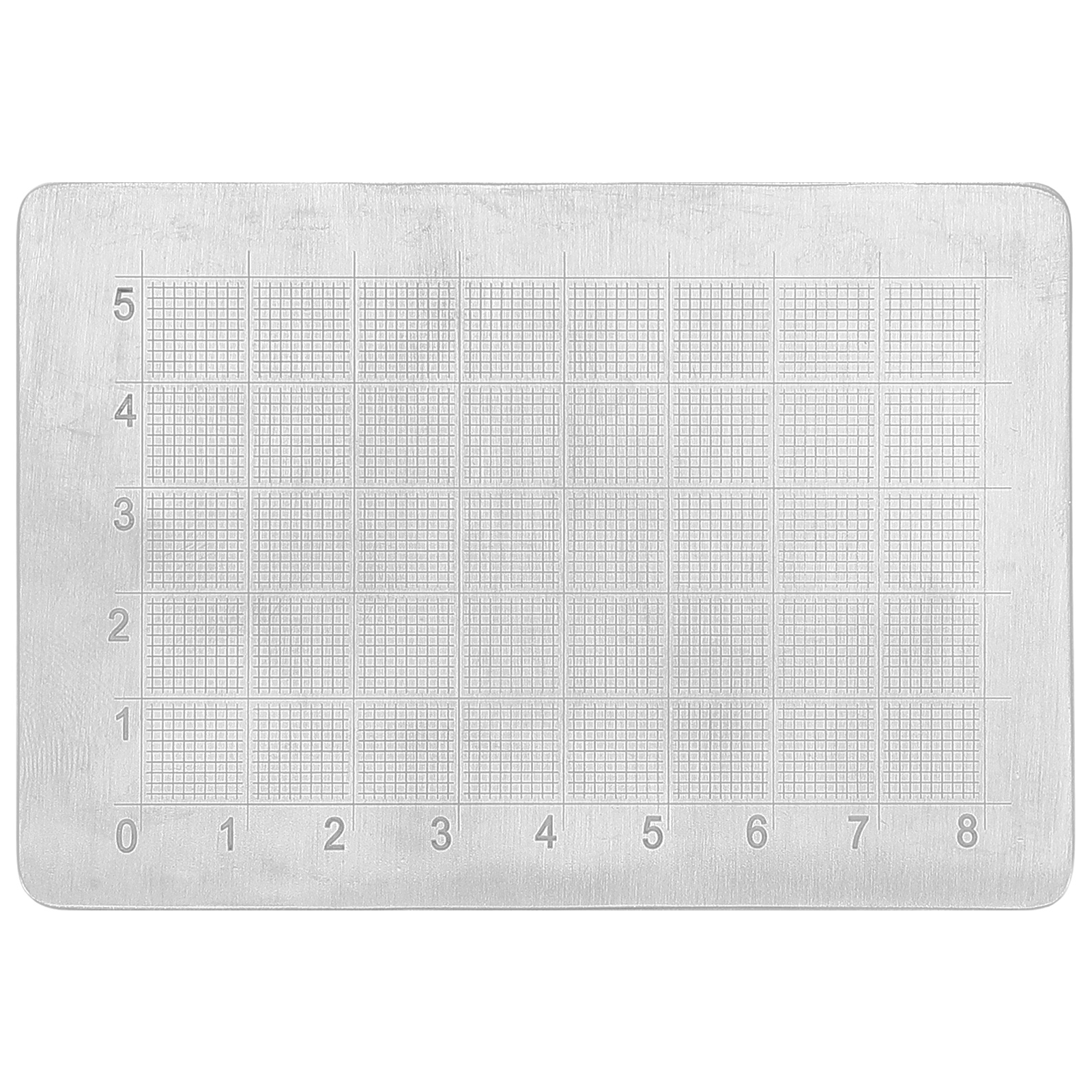 Stainless Steel Nasal Prosthesis Measuring Device Double-Sided Carving Board Rhinoplasty Sculpting Tool Engraving for Beauty