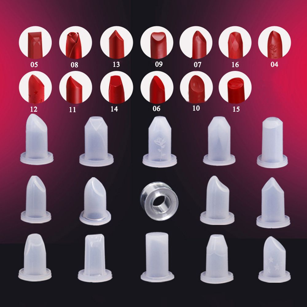 Ring Holder 12.1mm Cosmetics Bracket Silicone DIY Crafts Tube Lip Balm Mold Lipstick Mould Lip Makeup Tools