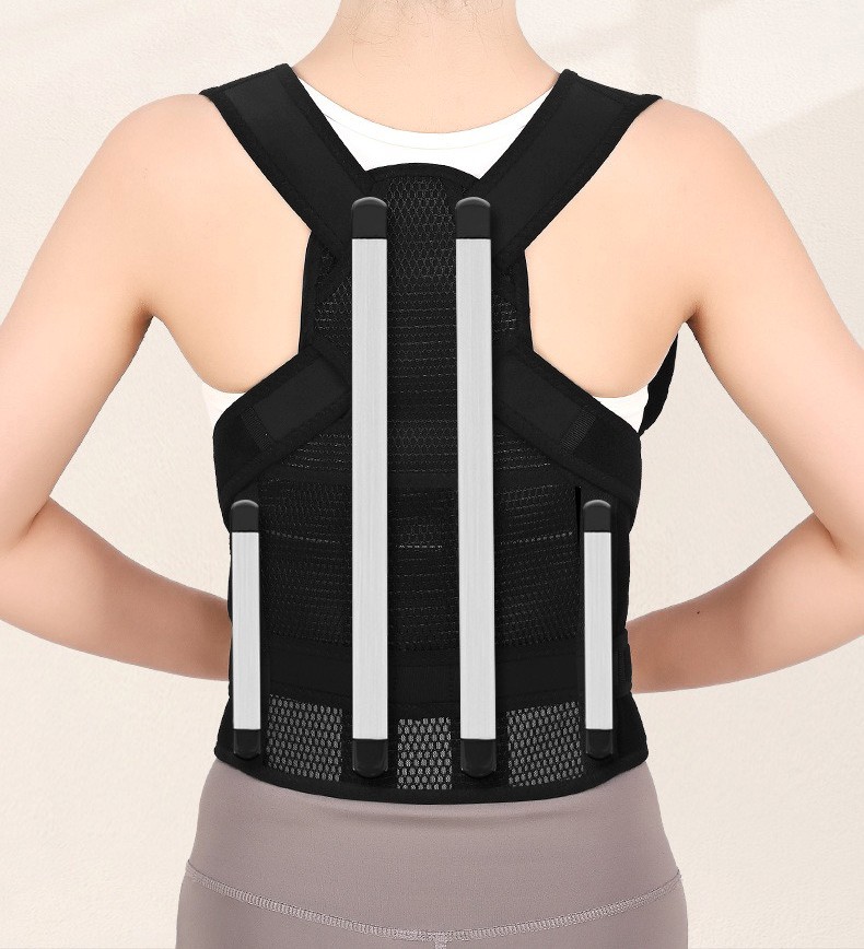 1 Pc Back Support Posture Corrector Shoulder Straightener Adjustable Suitable for Correcting Scoliosis Hunchback Chest and Spine