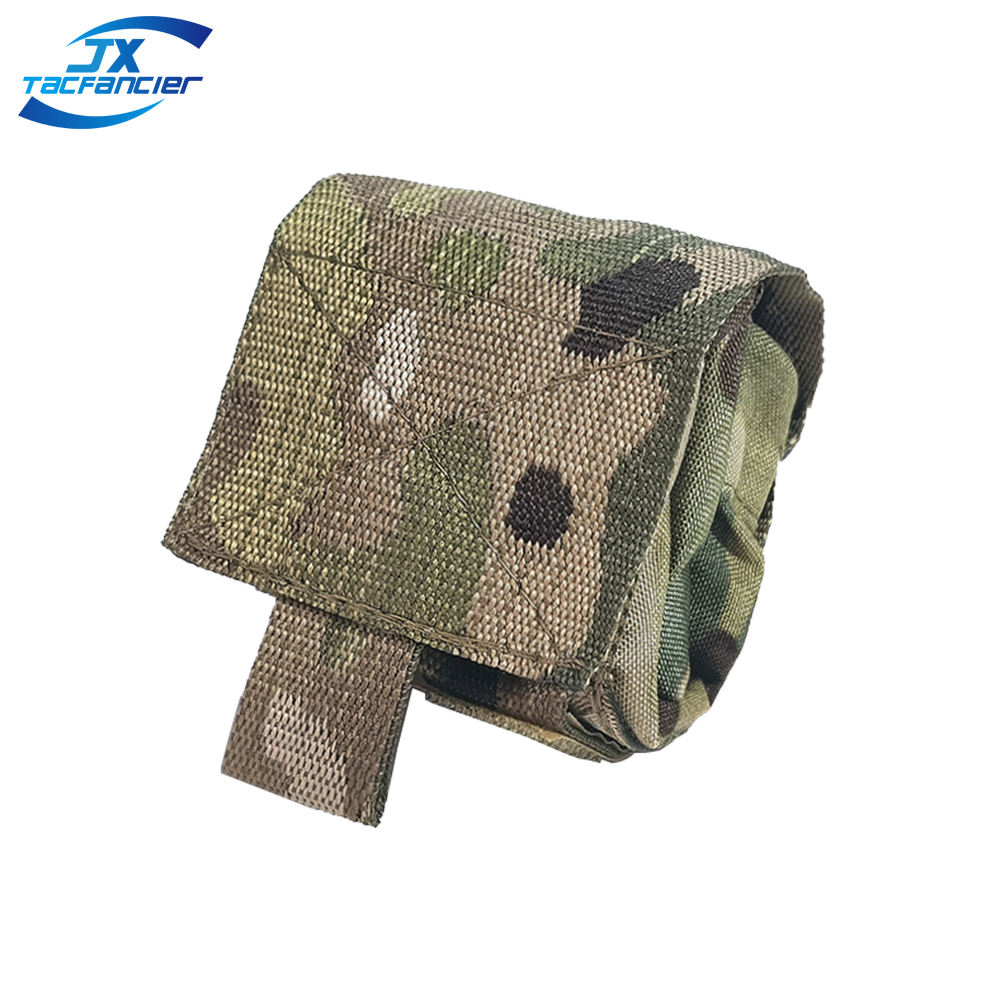 Tactical Molle Dump Pouch Roll Up Foldable GP Utility Pouch Duty Belt Mounted Magazine Holder Shooting Hunting Accessories